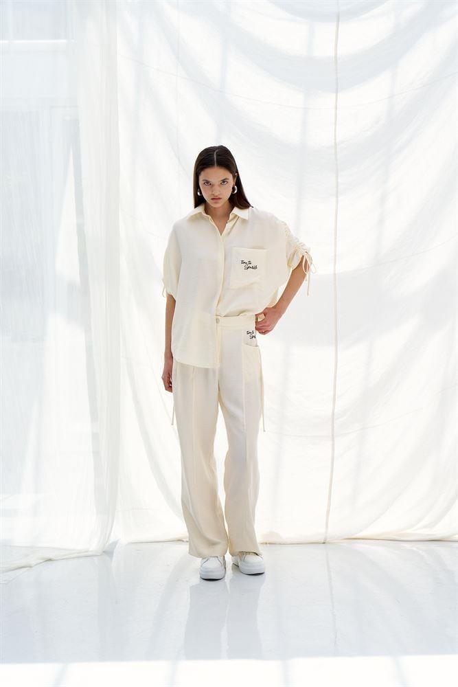 NAAR 81230 PANTOLON EKRU