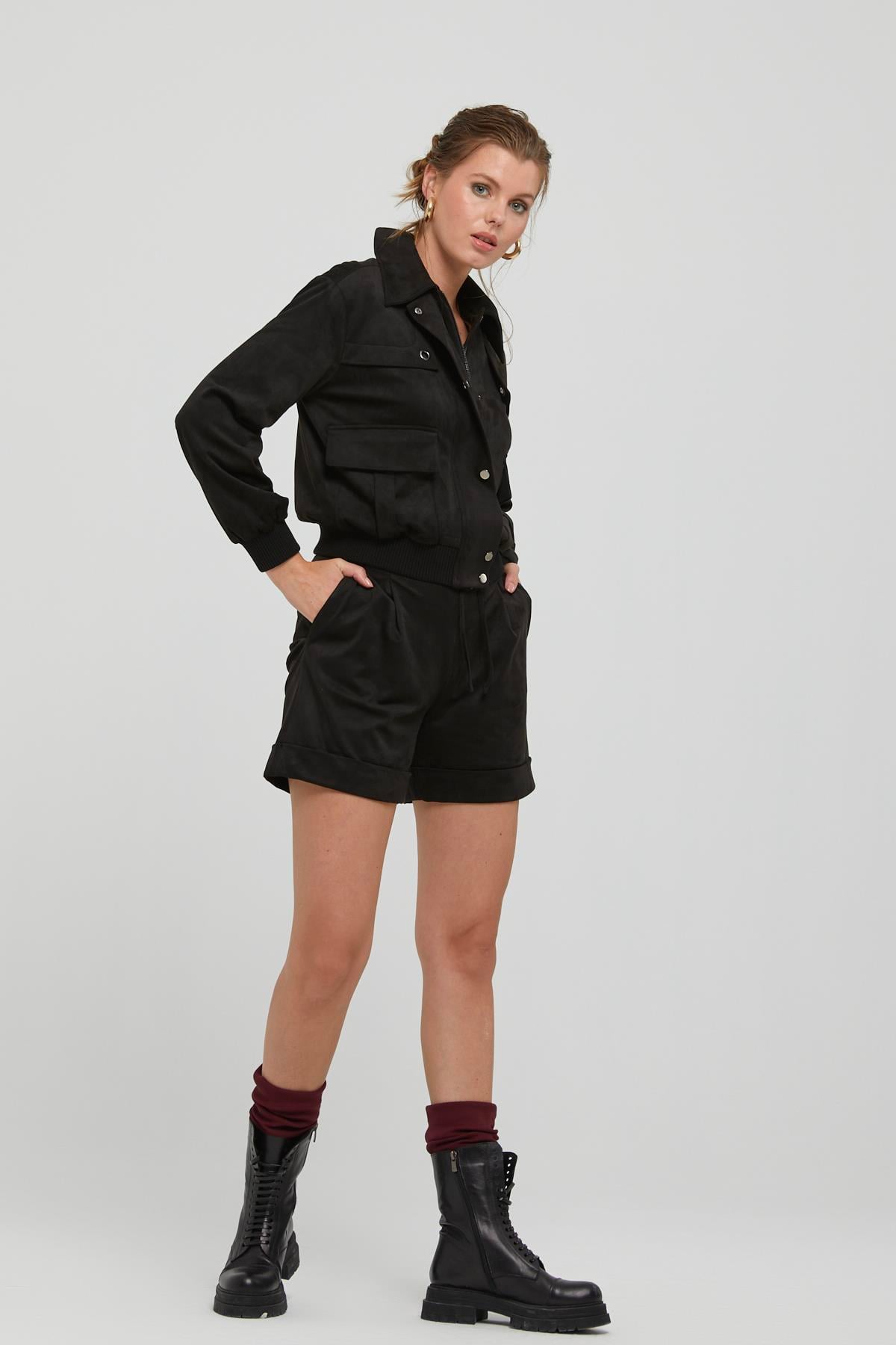 NAAR 91408 ŞORT SİYAH