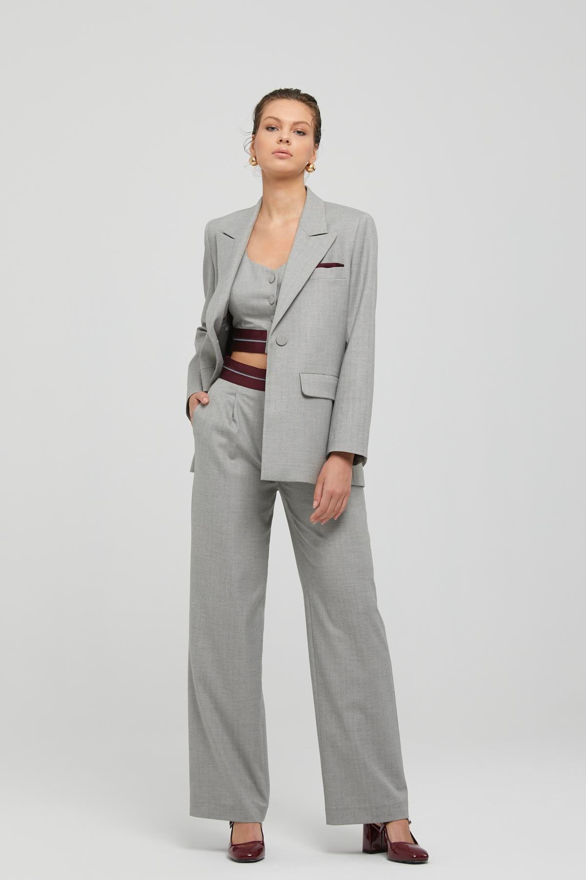 NAAR 91619 CEKET GRİ