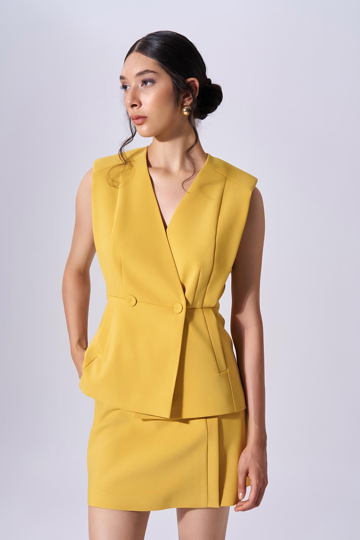 NAAR 91701 YELEK KOYU SARI