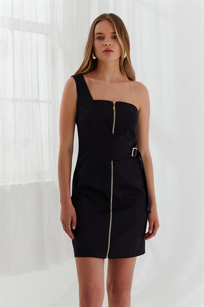 NAAR 12118 ELBİSE SİYAH