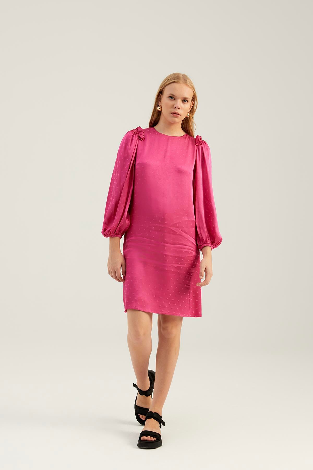 NAAR 11143 ELBİSE FUŞYA