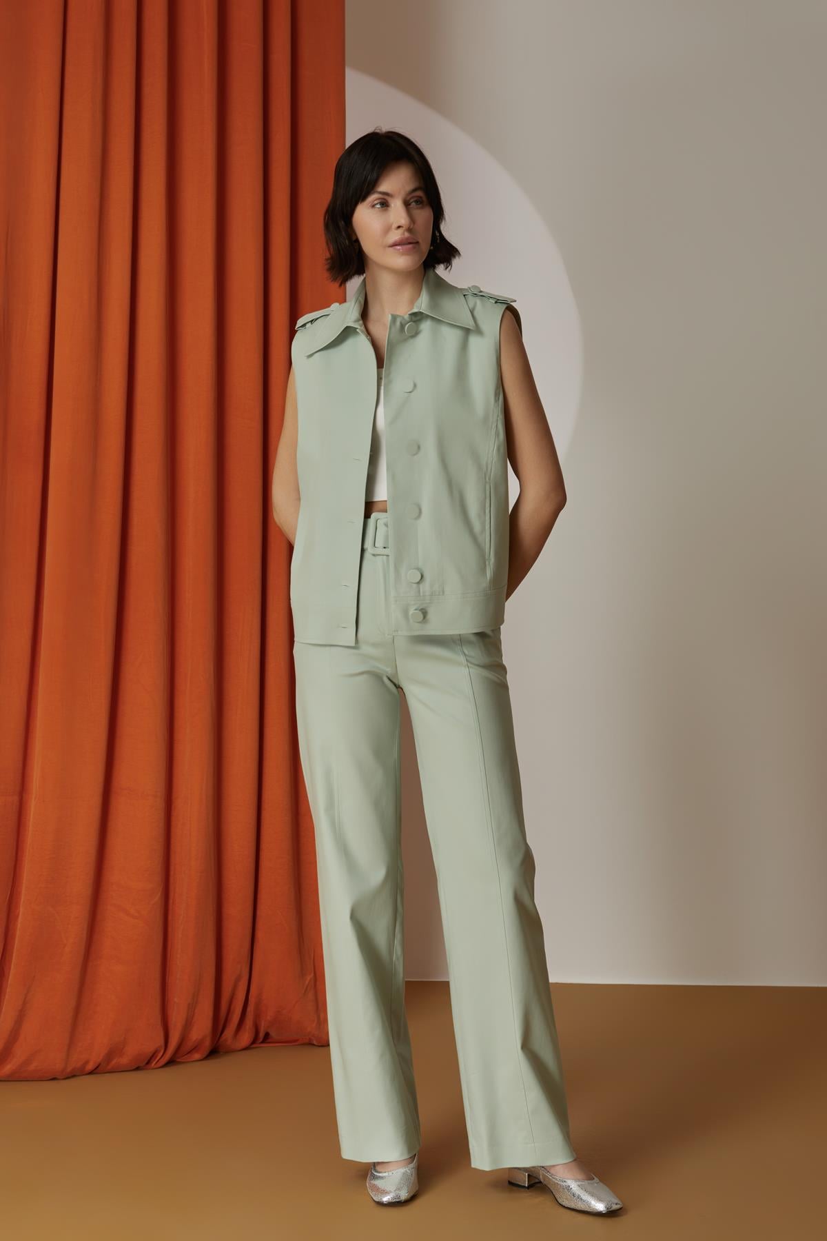 NAAR 12209 PANTOLON MİNT