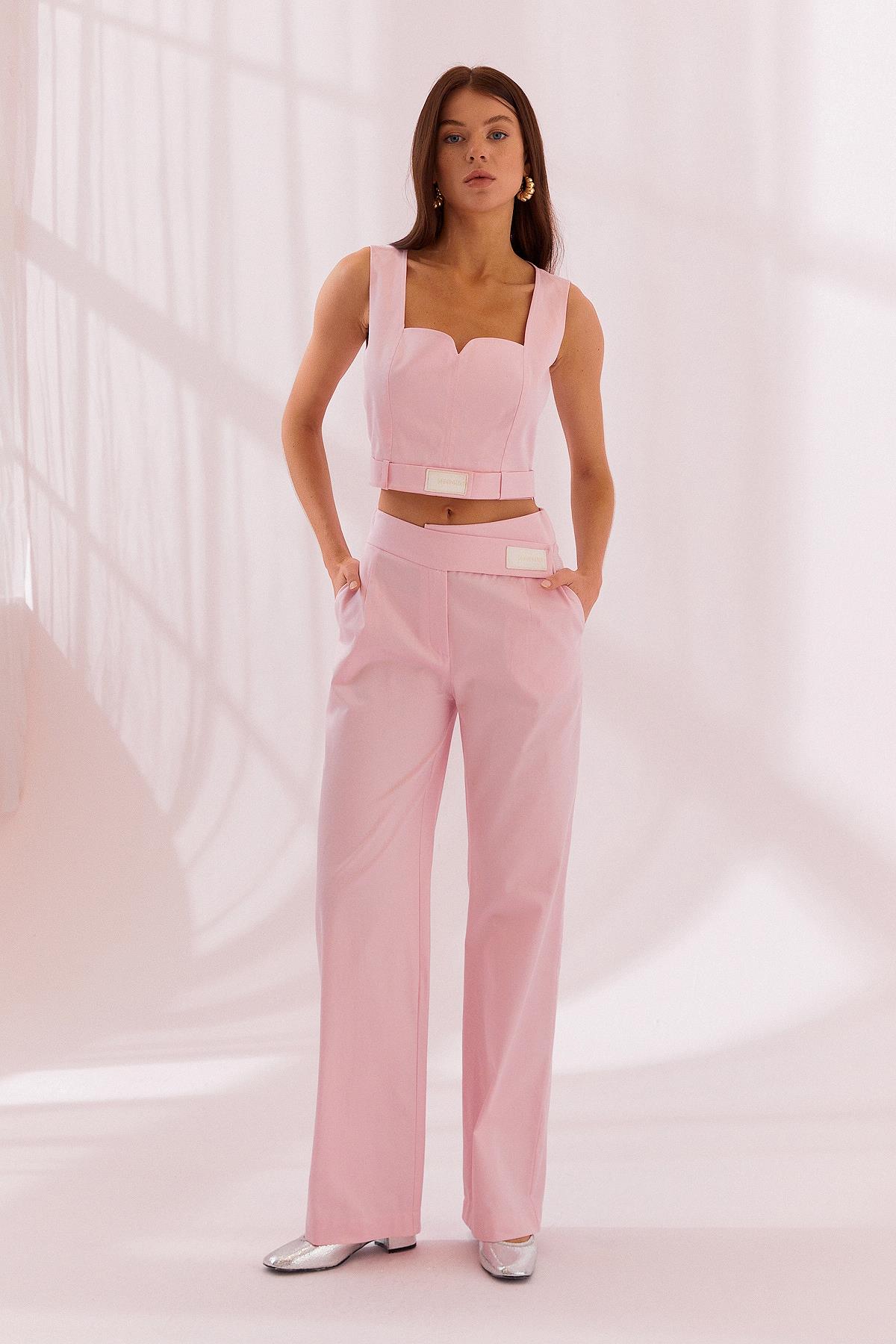 NAAR 12229 PANTOLON PEMBE