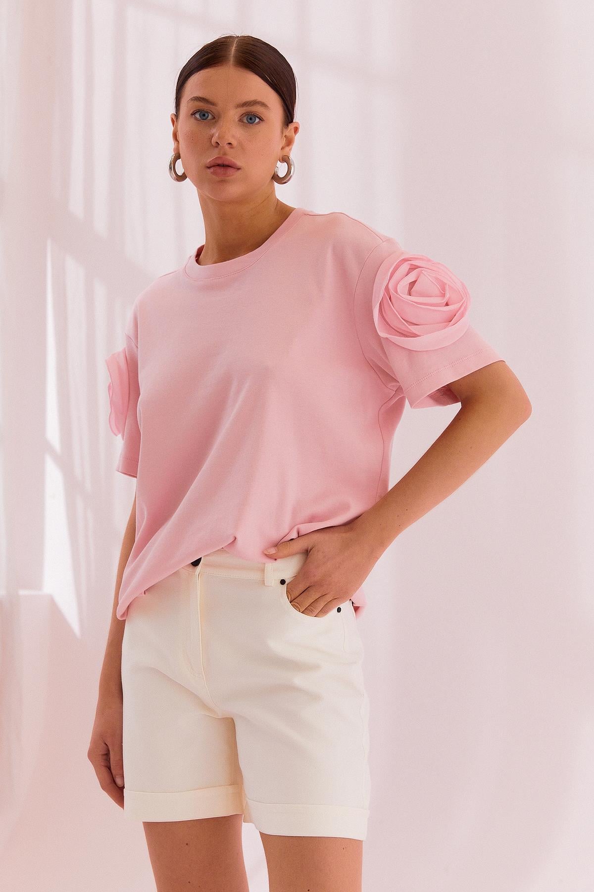 NAAR 12332 T-SHIRT PEMBE