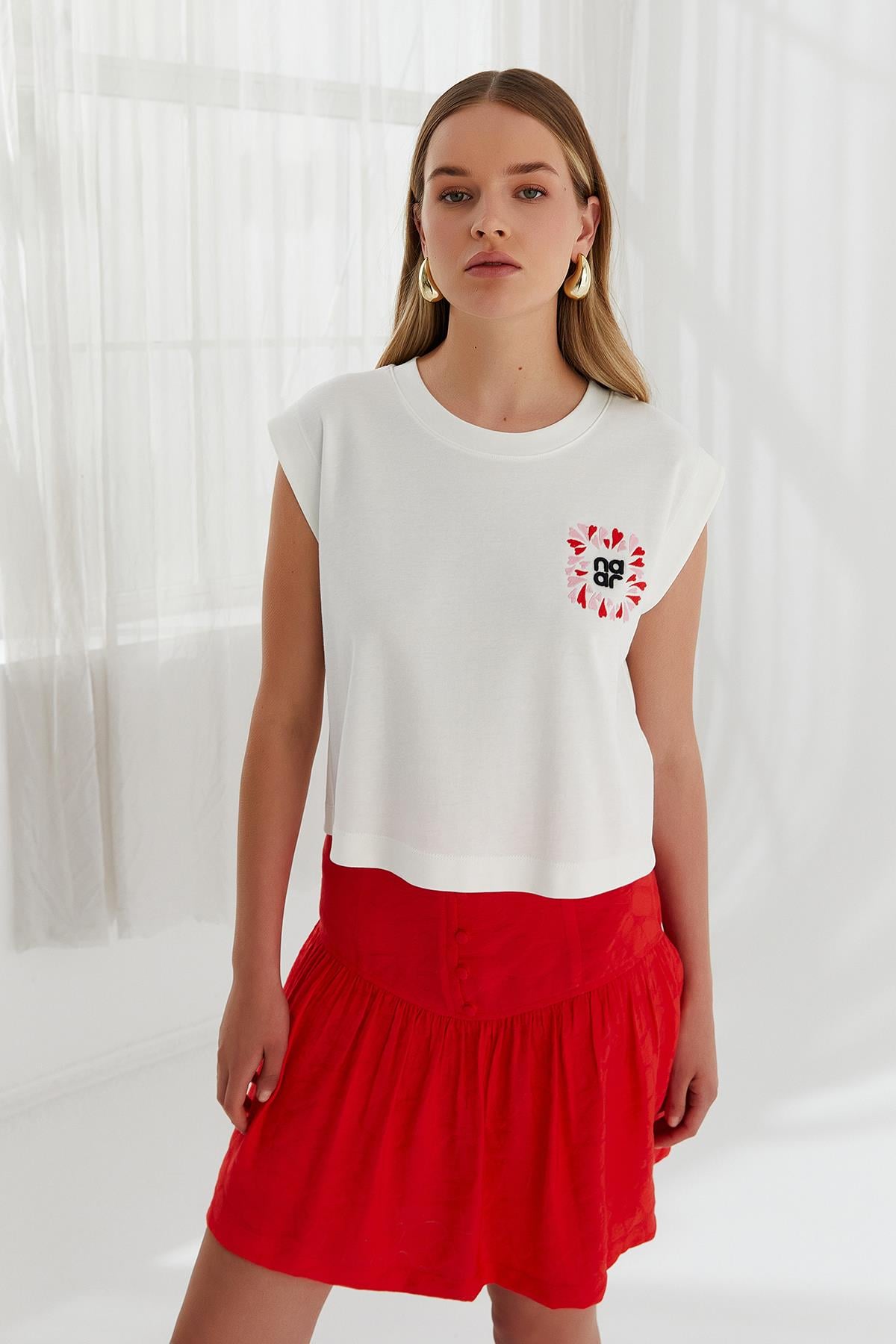 NAAR 12353 T-SHIRT EKRU