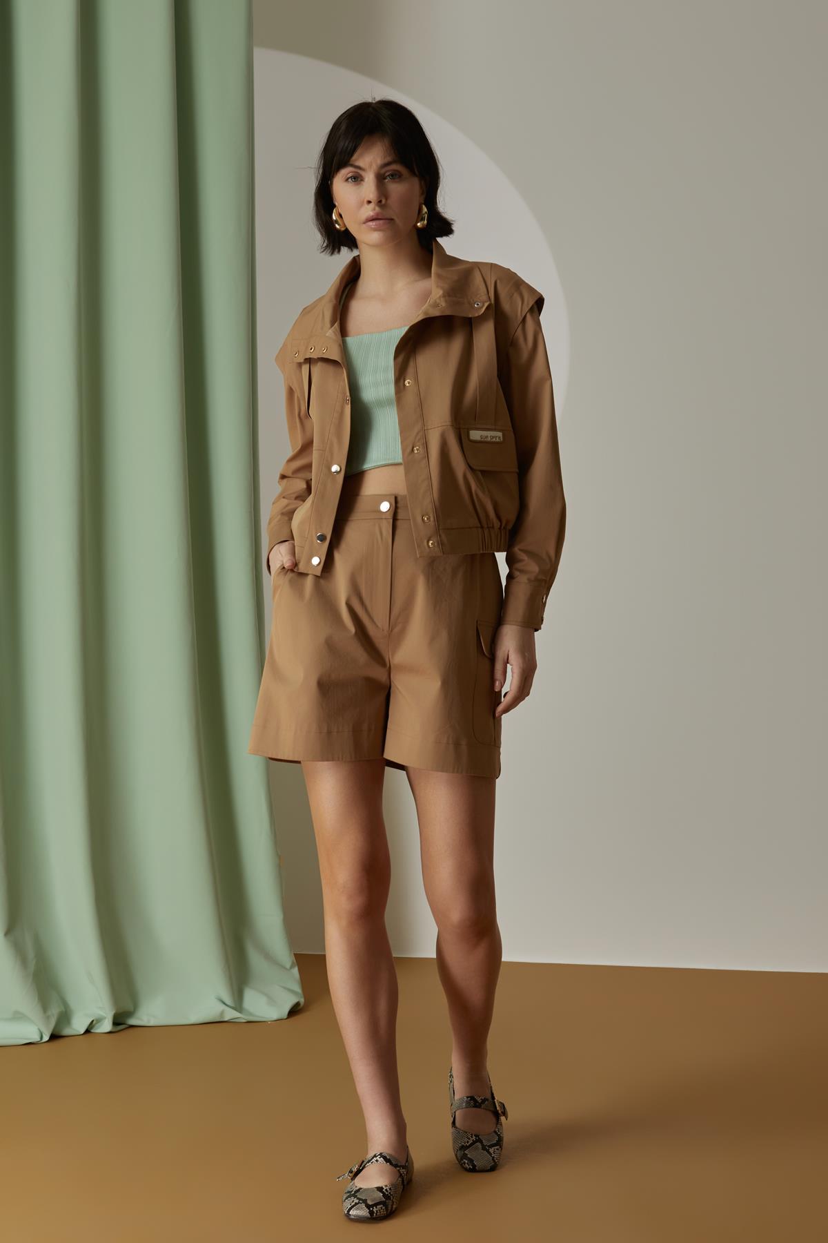 NAAR 12402 ŞORT CAMEL