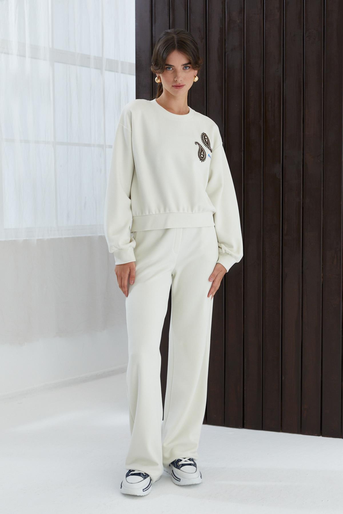 NAAR 22208 PANTOLON KREM