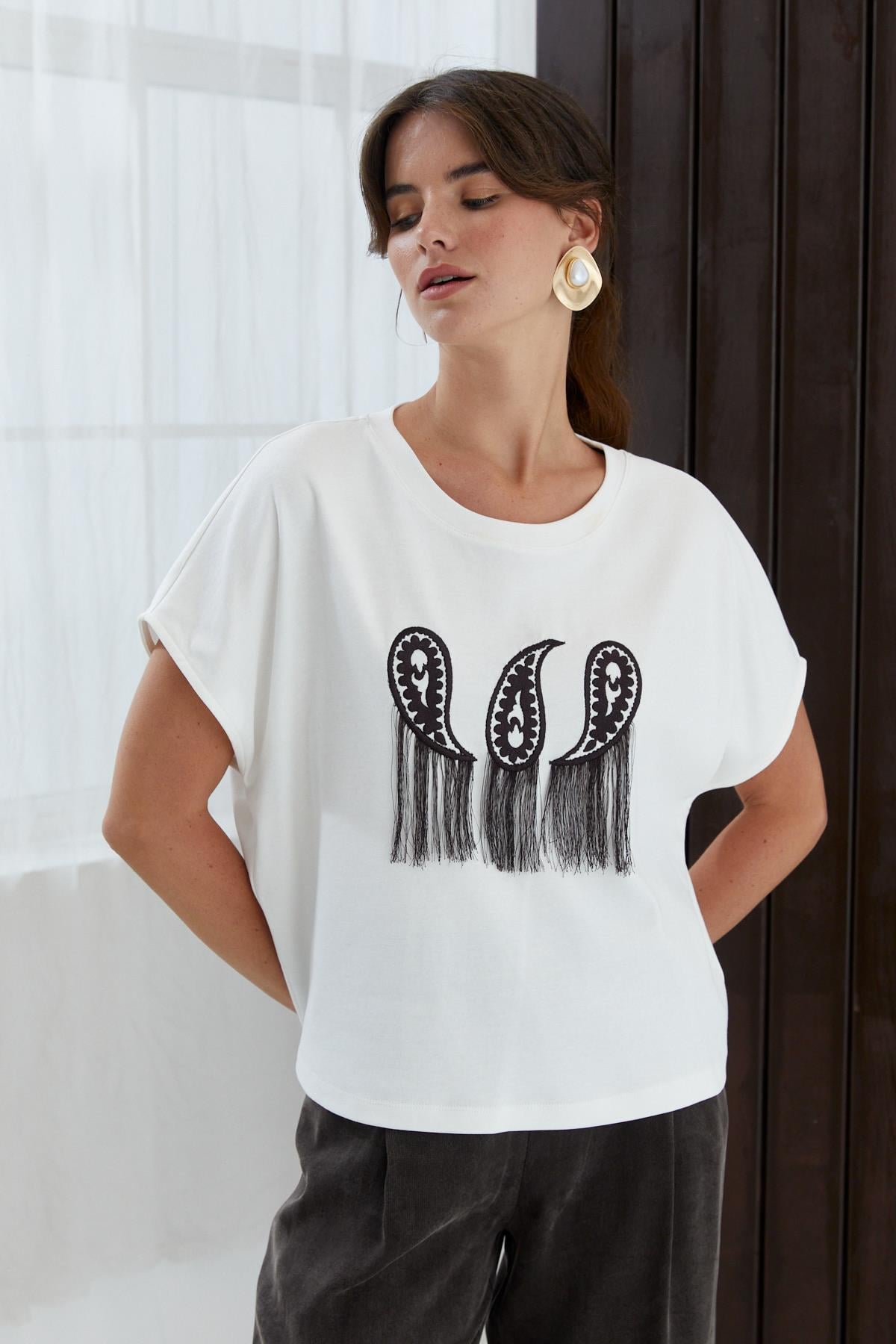 NAAR 22327 T-SHIRT EKRU