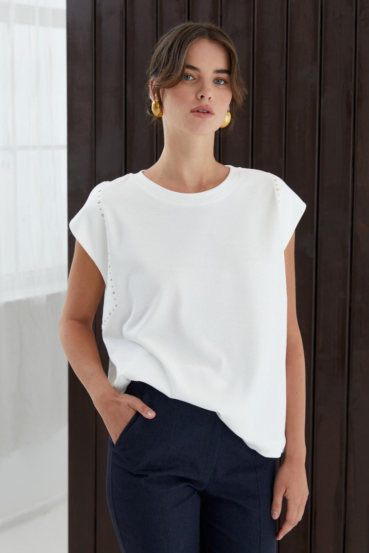 NAAR 22329 T-SHIRT EKRU