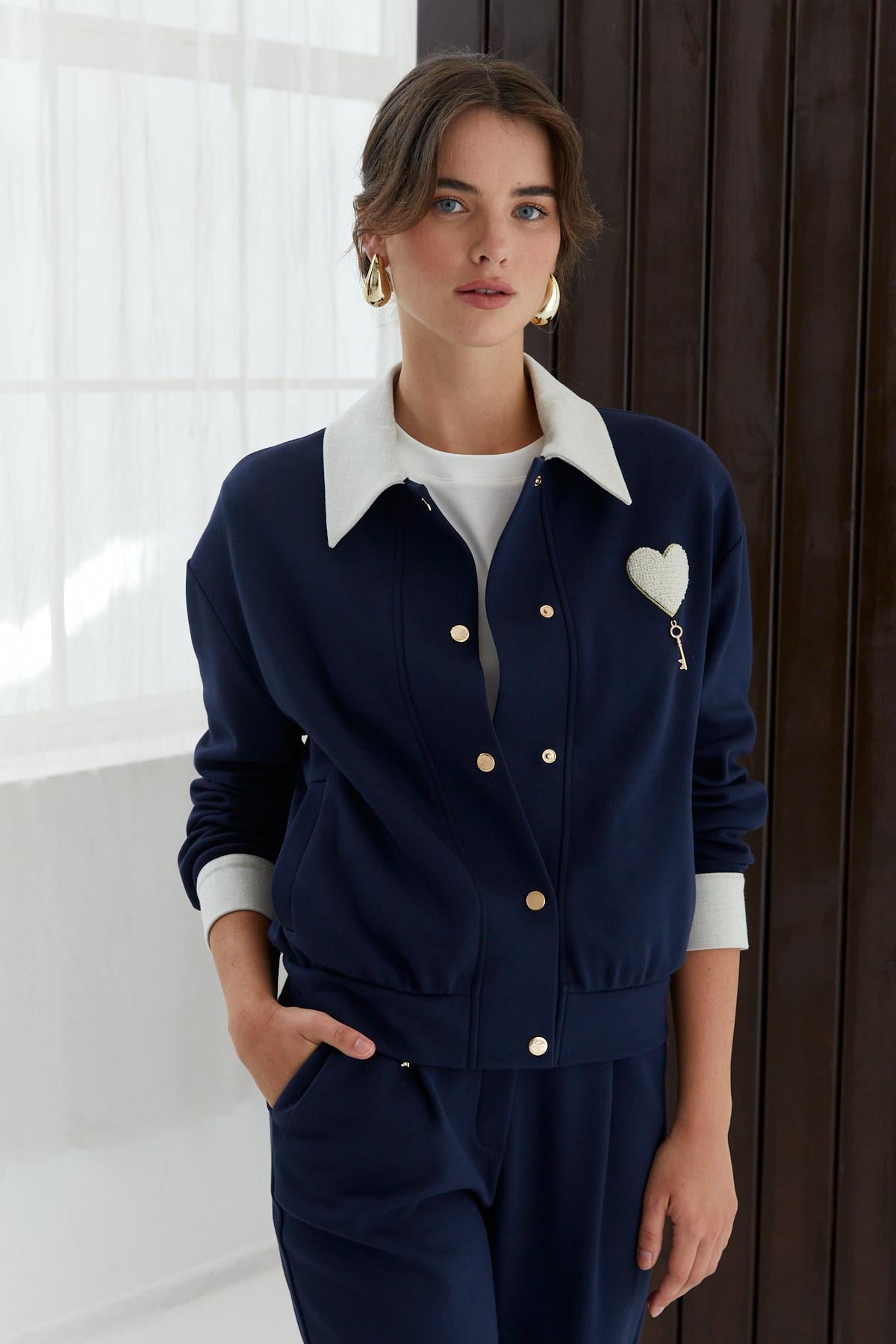 NAAR 22607 BOMBER LACİVERT