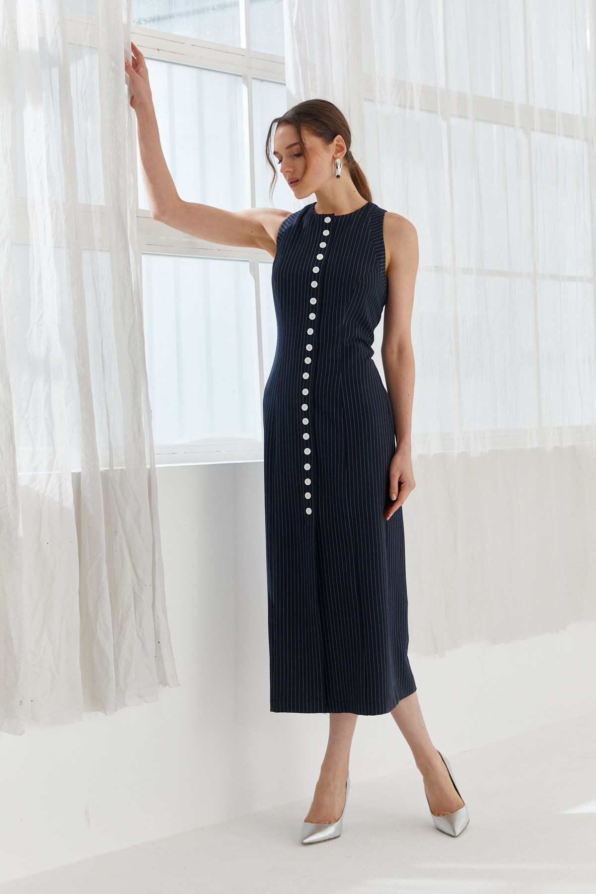 NAAR 32101 ELBİSE LACİVERT