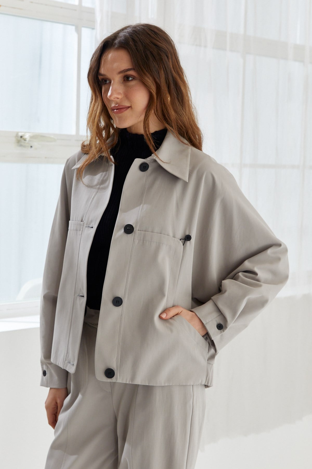 NAAR 32603 BOMBER GRİ