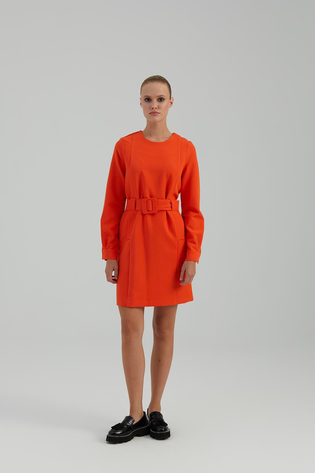 NAAR 51114 ELBİSE TURUNCU