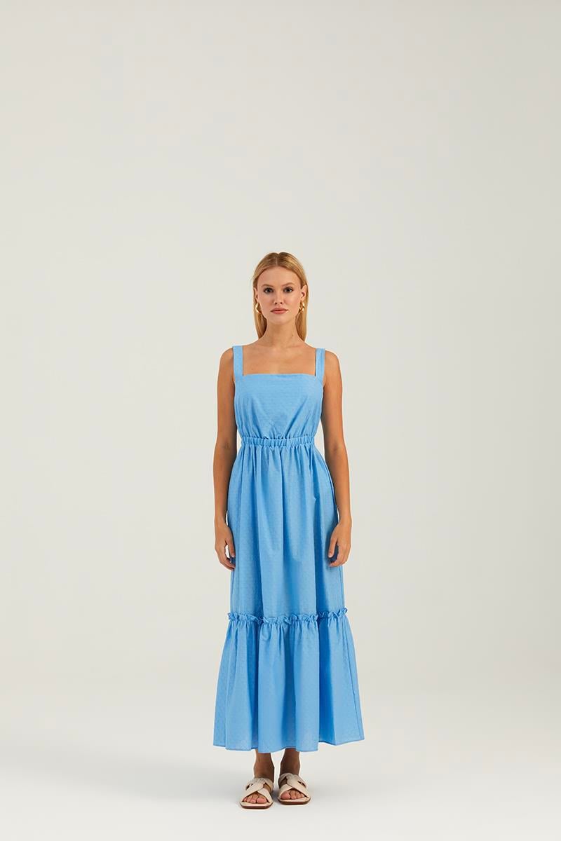 NAAR 61161 ELBİSE MAVİ