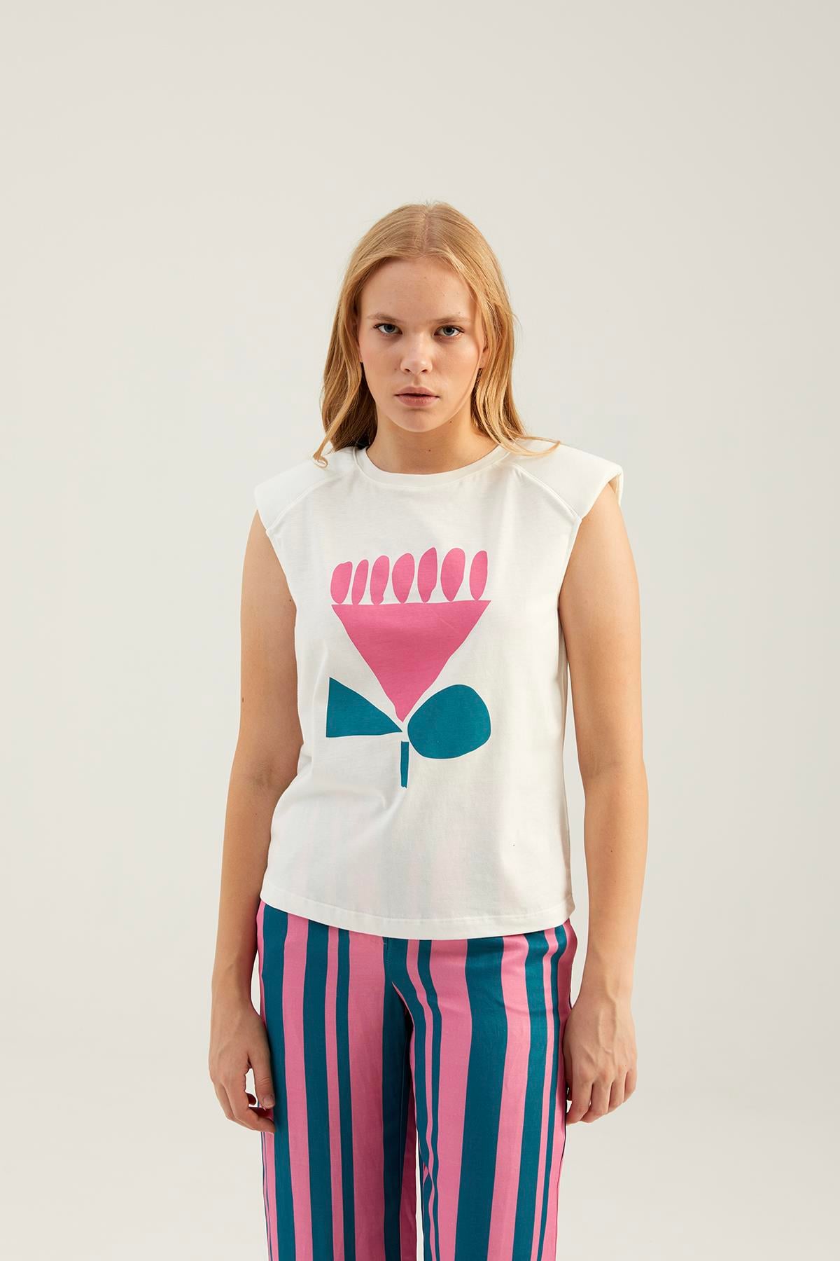 NAAR 61305 TSHİRT EKRU