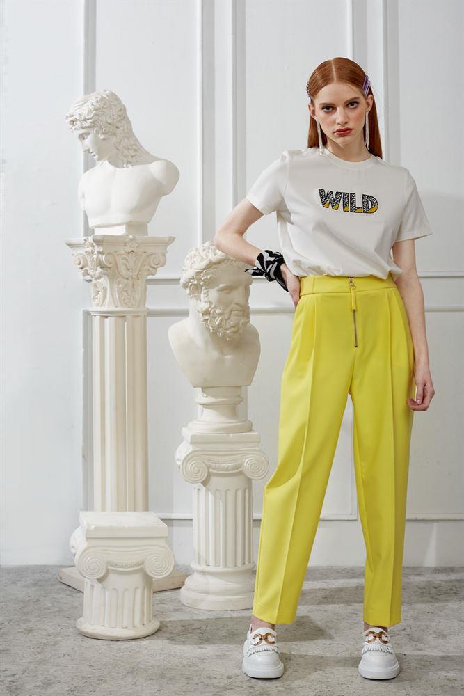 NAAR 61318 TSHİRT EKRU