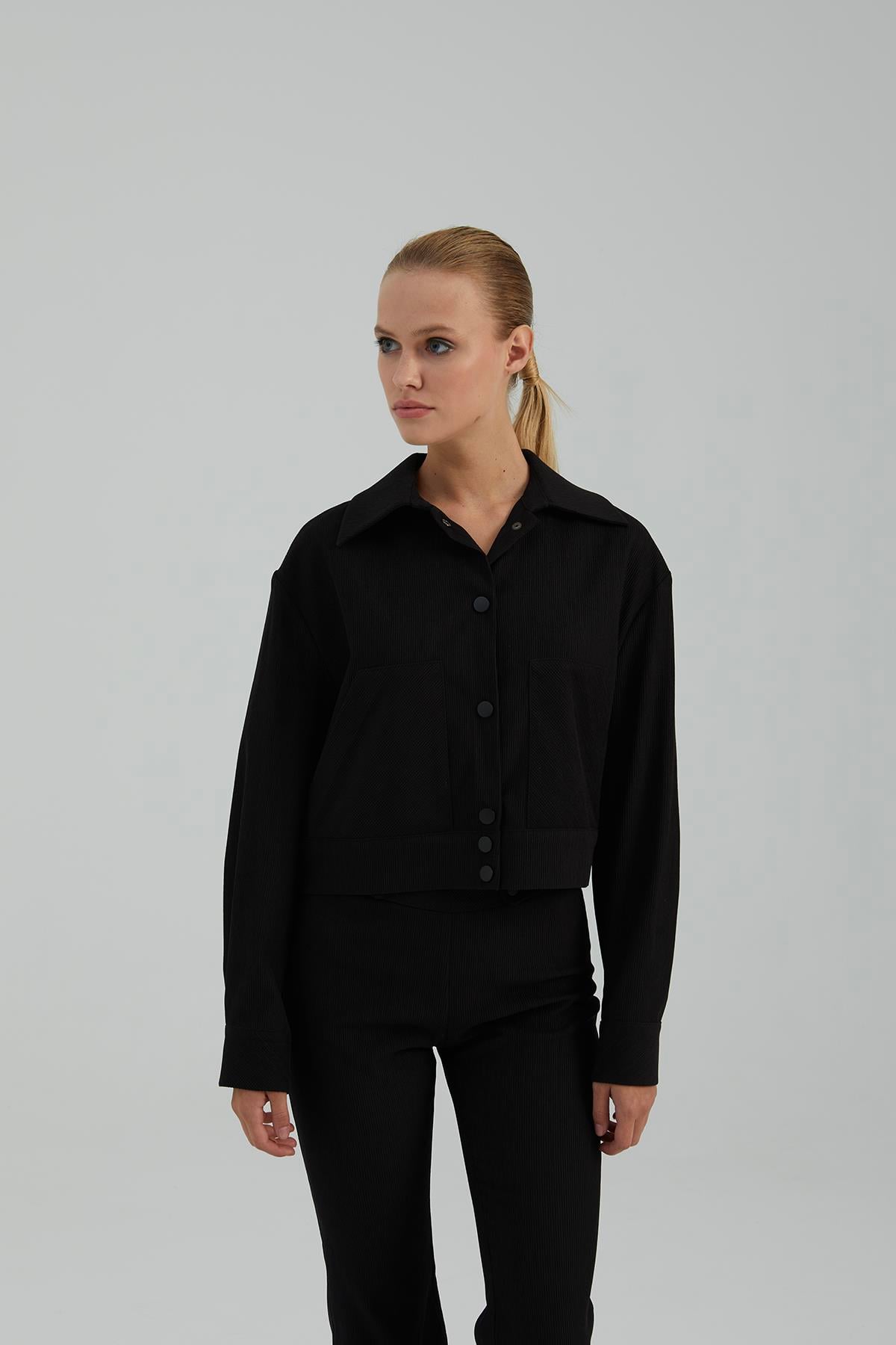 NAAR 71617 CEKET SİYAH