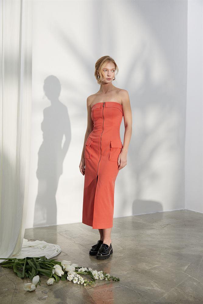 NAAR 81101 ELBİSE KIRMIZI