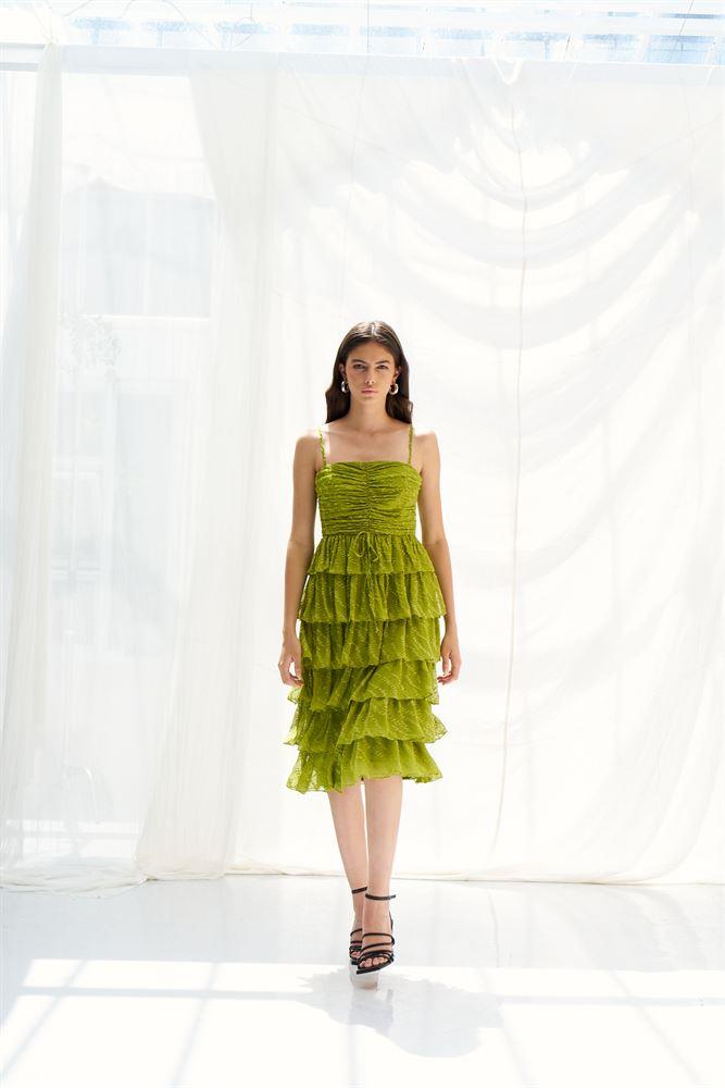 NAAR 81125 ELBİSE YEŞİL