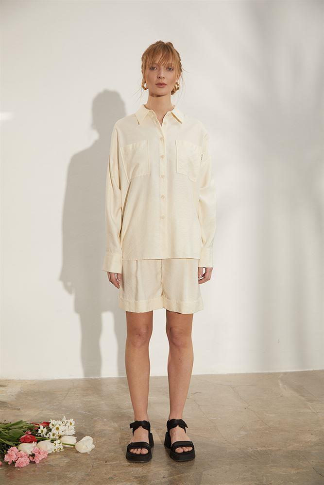 NAAR 81307 GÖMLEK EKRU