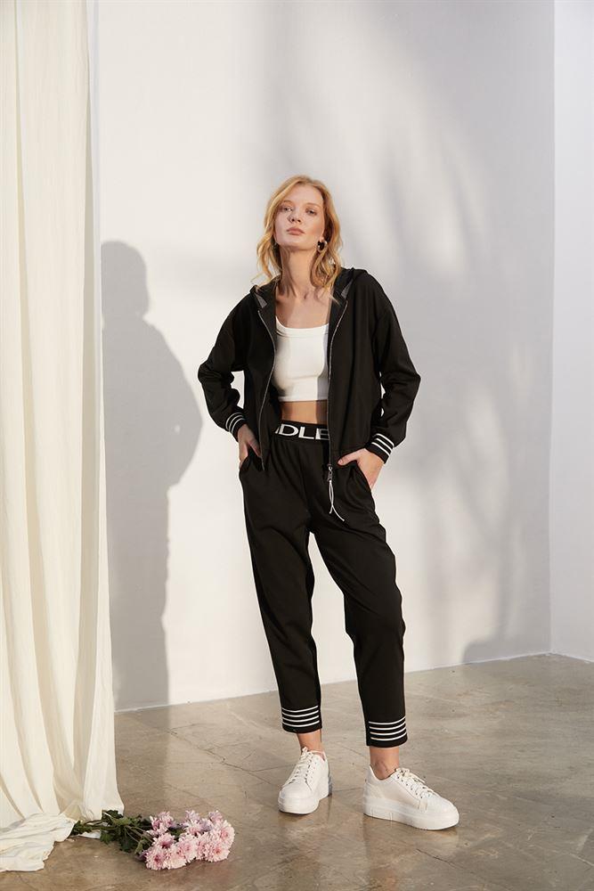 NAAR 81606 BOMBER SİYAH-EKRU