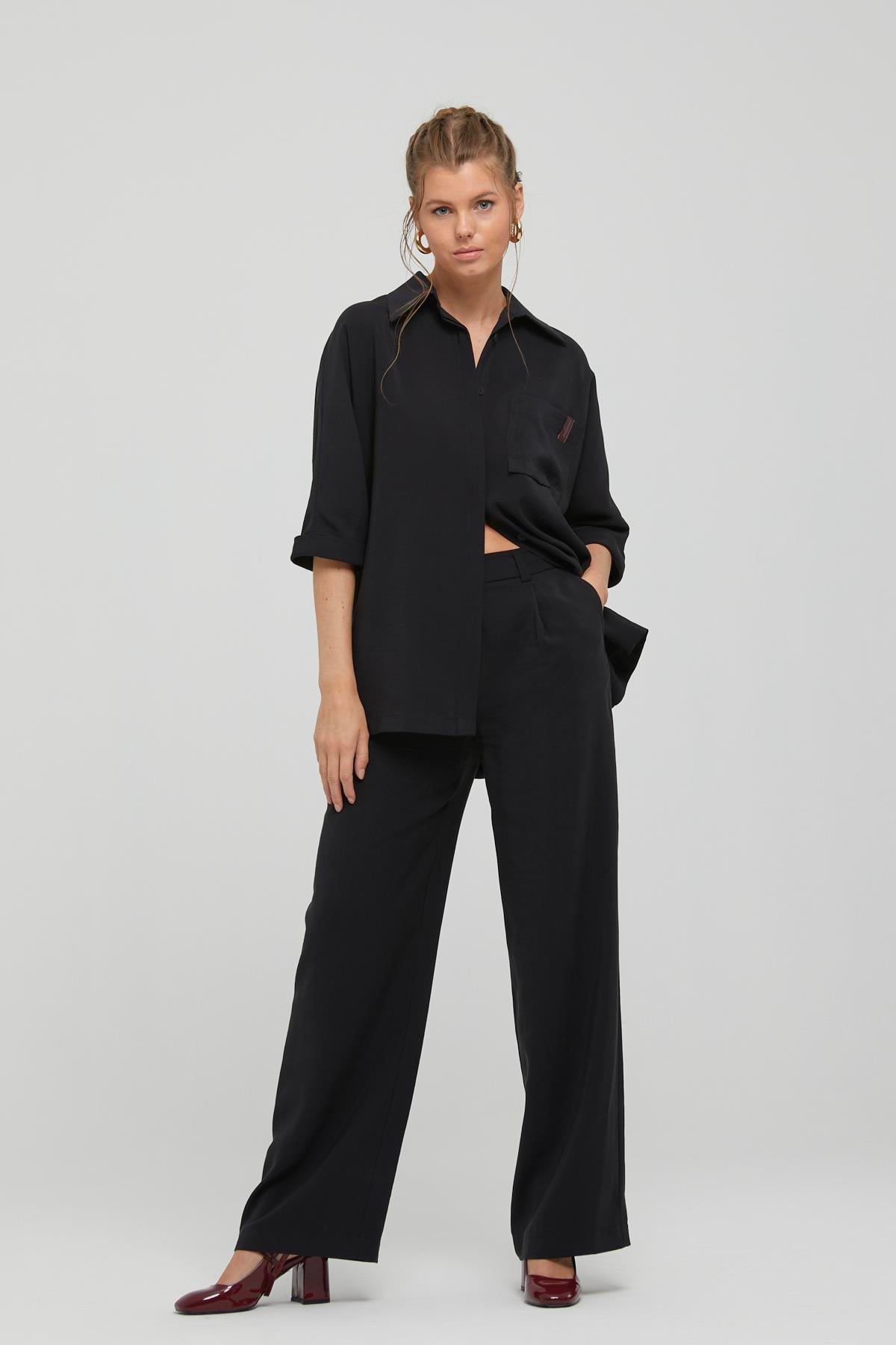 NAAR 91331 GÖMLEK SİYAH