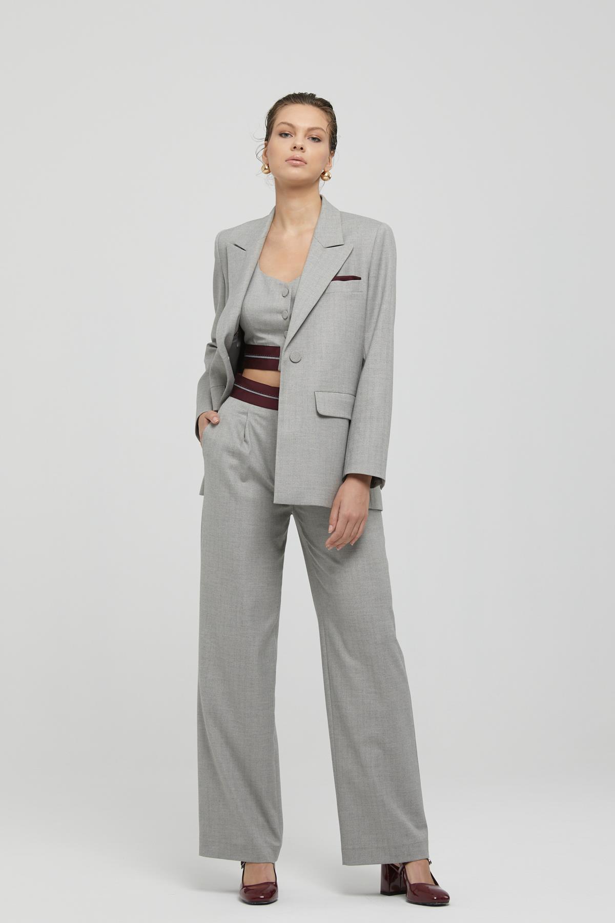 NAAR 91619 CEKET GRİ