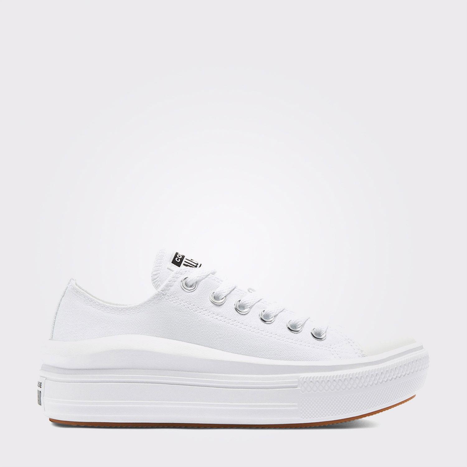 Converse Chuck Taylor All Star Move Unisex Beyaz Platform Sneaker
