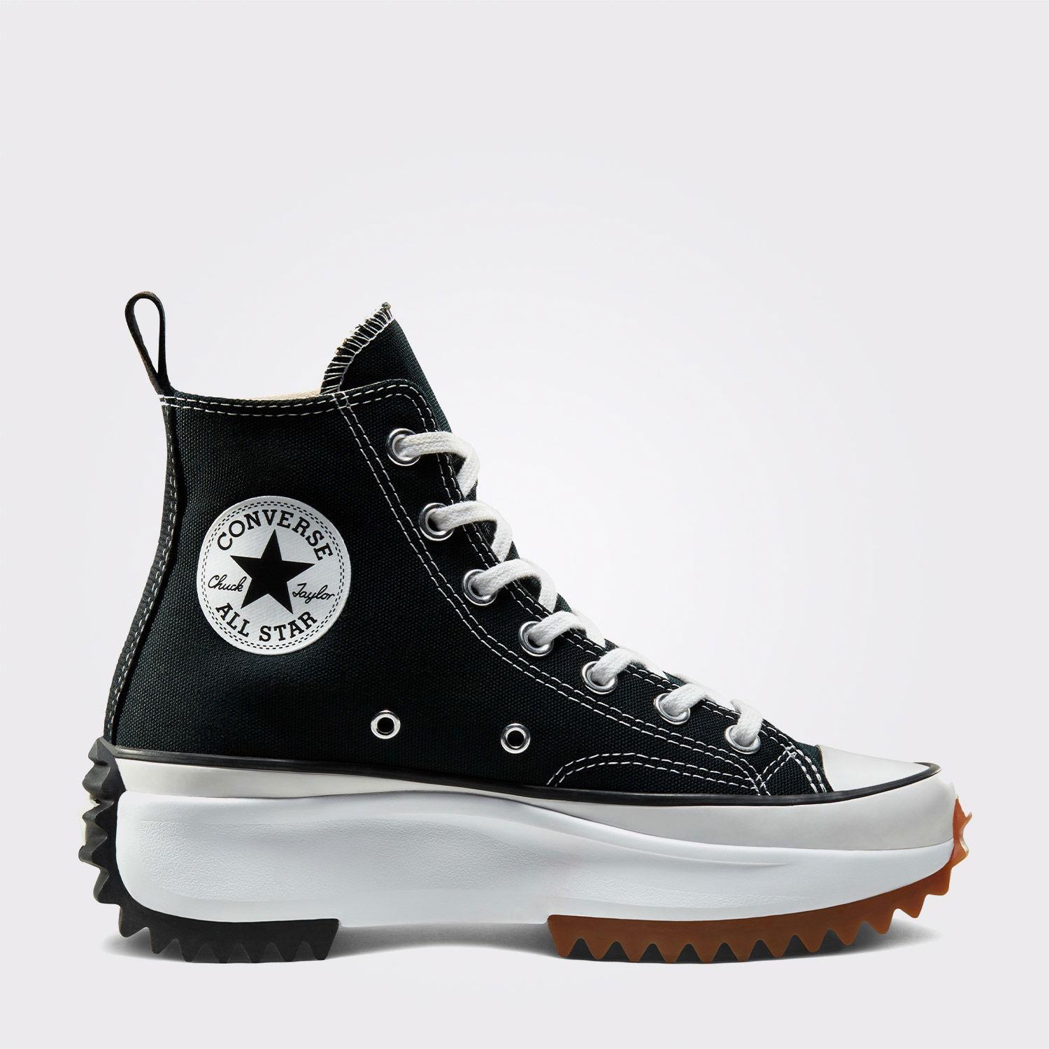 Converse Run Star Hike Unisex Siyah Platform Sneaker