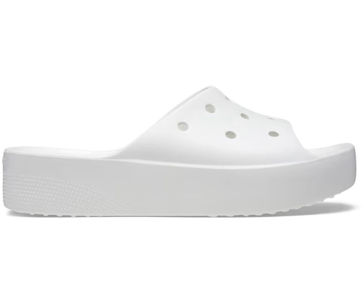 Crocs Classic Platform Clog 208180-100 Kadın Beyaz Terlik