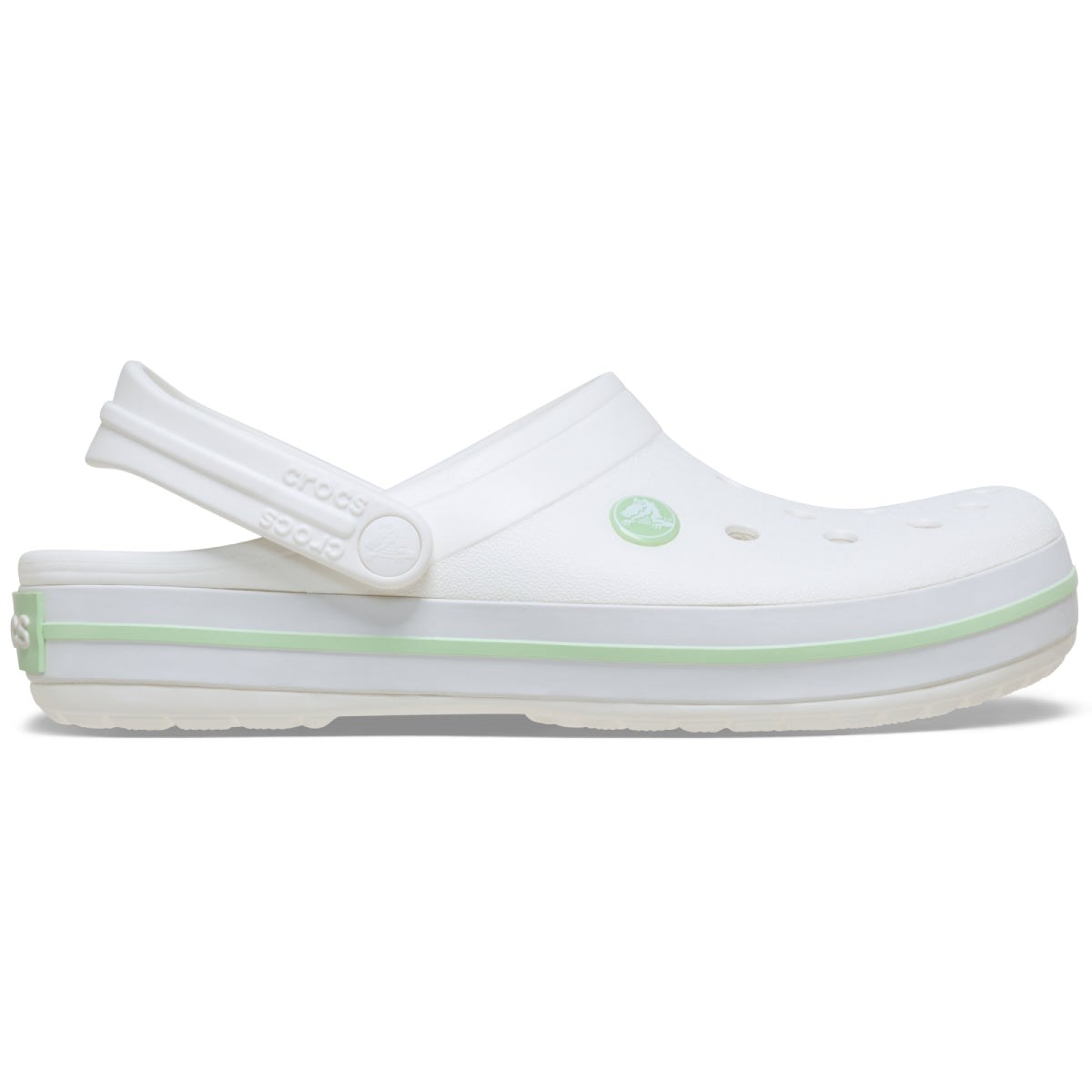 Crocs Crocband Clog - 11016-1YL Unisex Beyaz/Yeşil Terlik