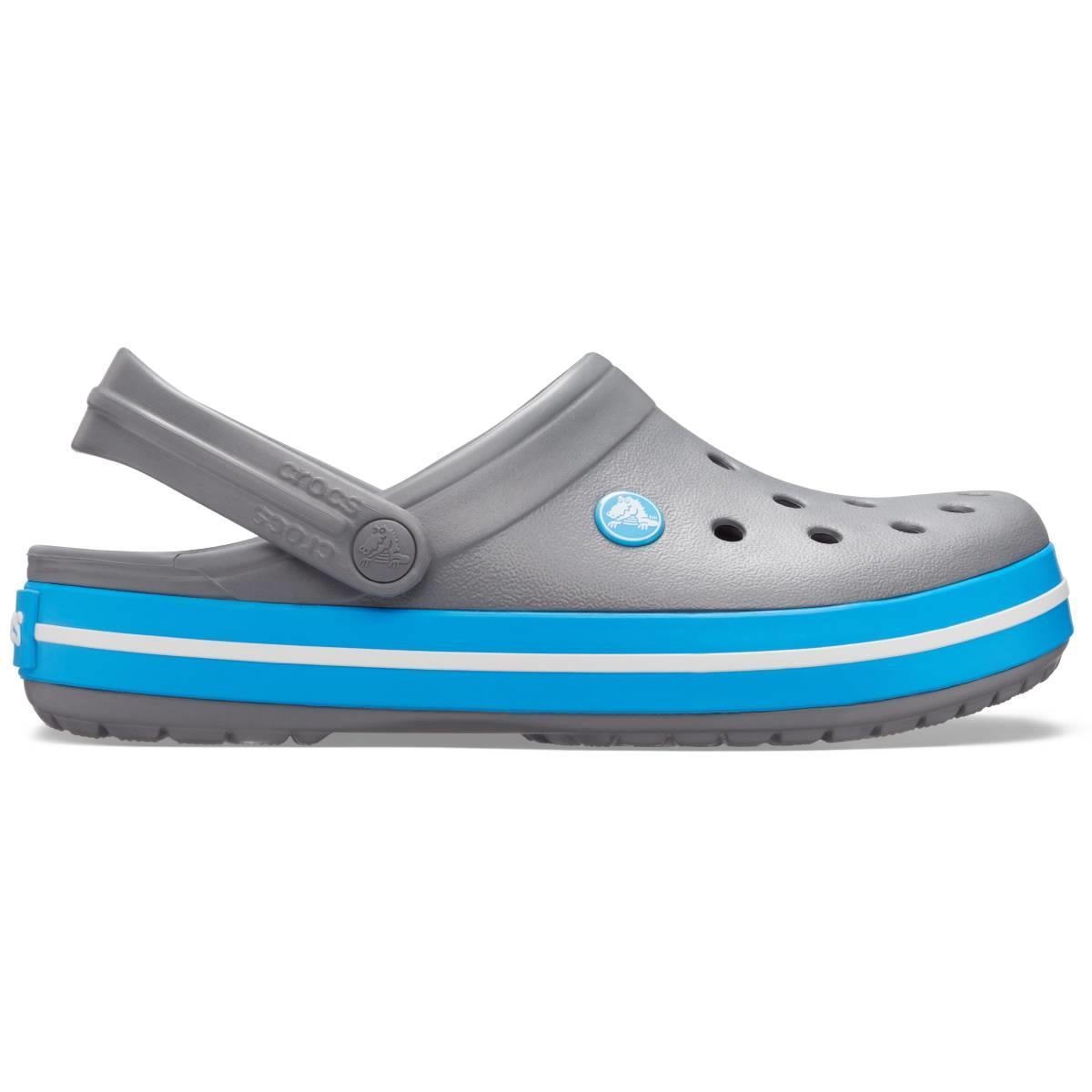Crocs Crocband Clog Charcoal/Ocean 11016-07W Erkek Gri Terlik