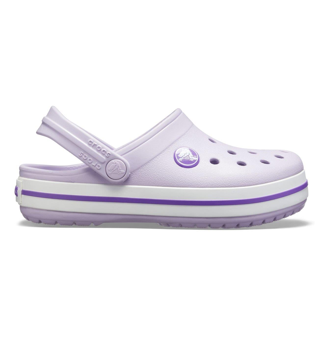 Crocs Crocband Clog K Lavender / Neon Purple Çocuk Lila Renk Terlik