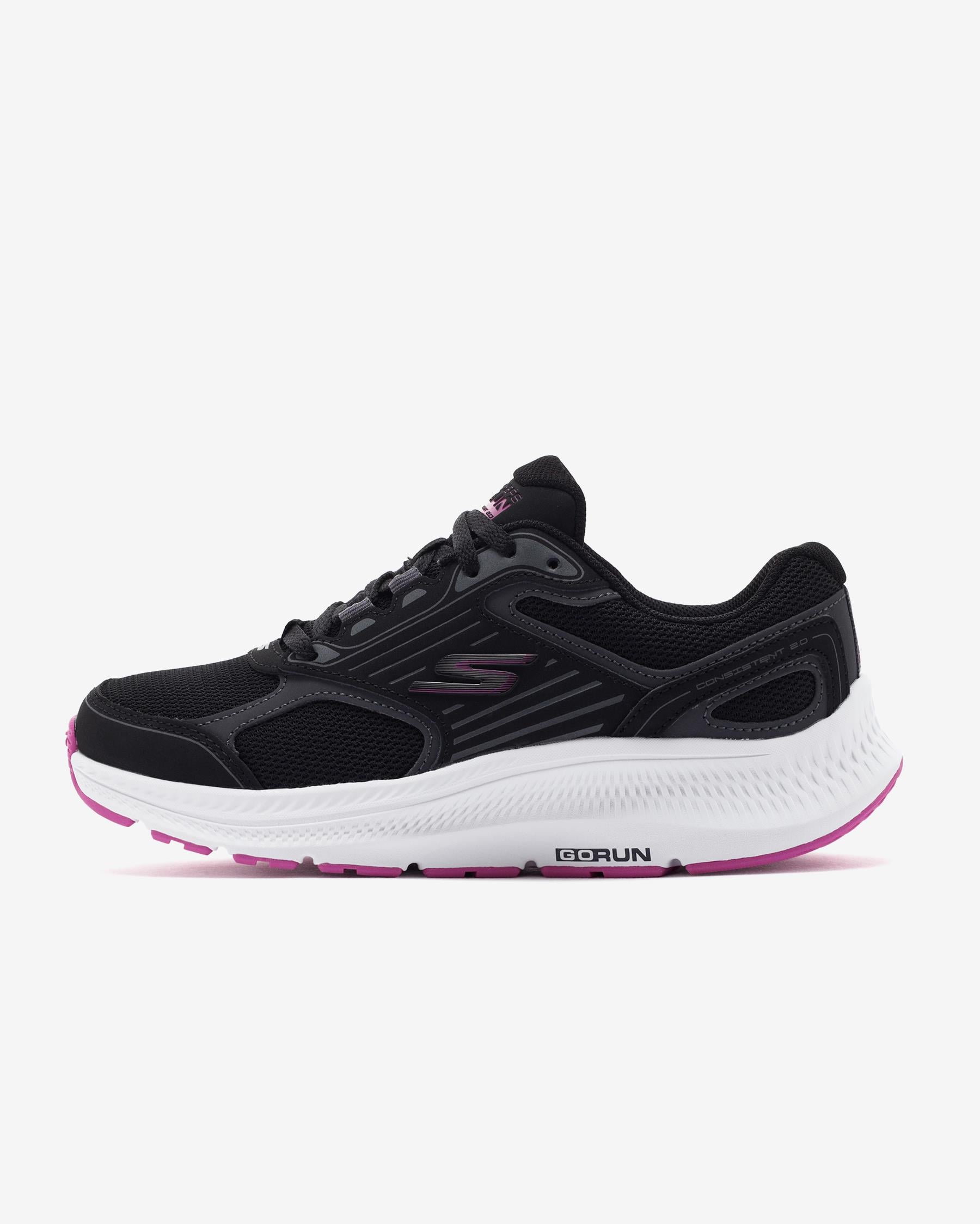 Go Run Consistent 2.0 - Advantage 128606 BKFS Kadın Siyah Koşu Ayakkabısı