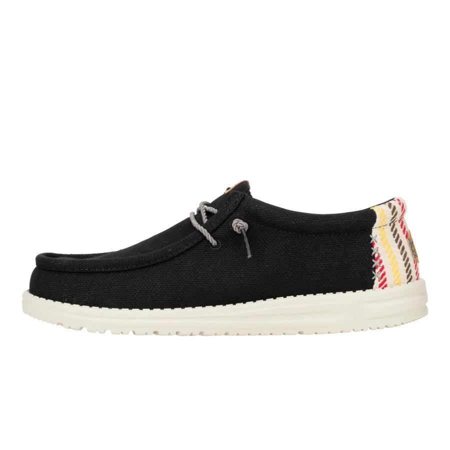 Hey Dude Wally Resort - Black / Multi Erkek Siyah Ayakkabı