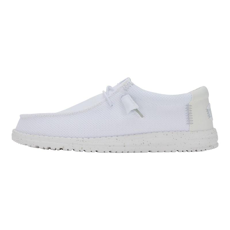 Hey Dude Wally Stretch Sox - White Erkek Beyaz Ayakkabı