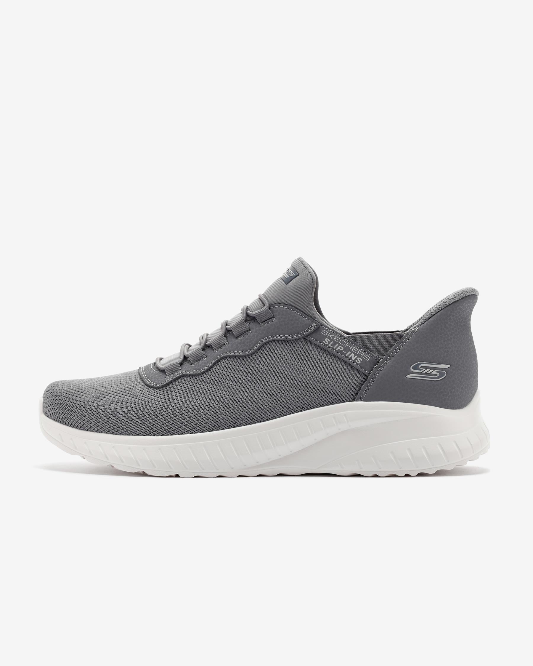 Skechers Bobs Squad Chaos - Daily Hype 118300 GRY Erkek Gri Spor Ayakkabı