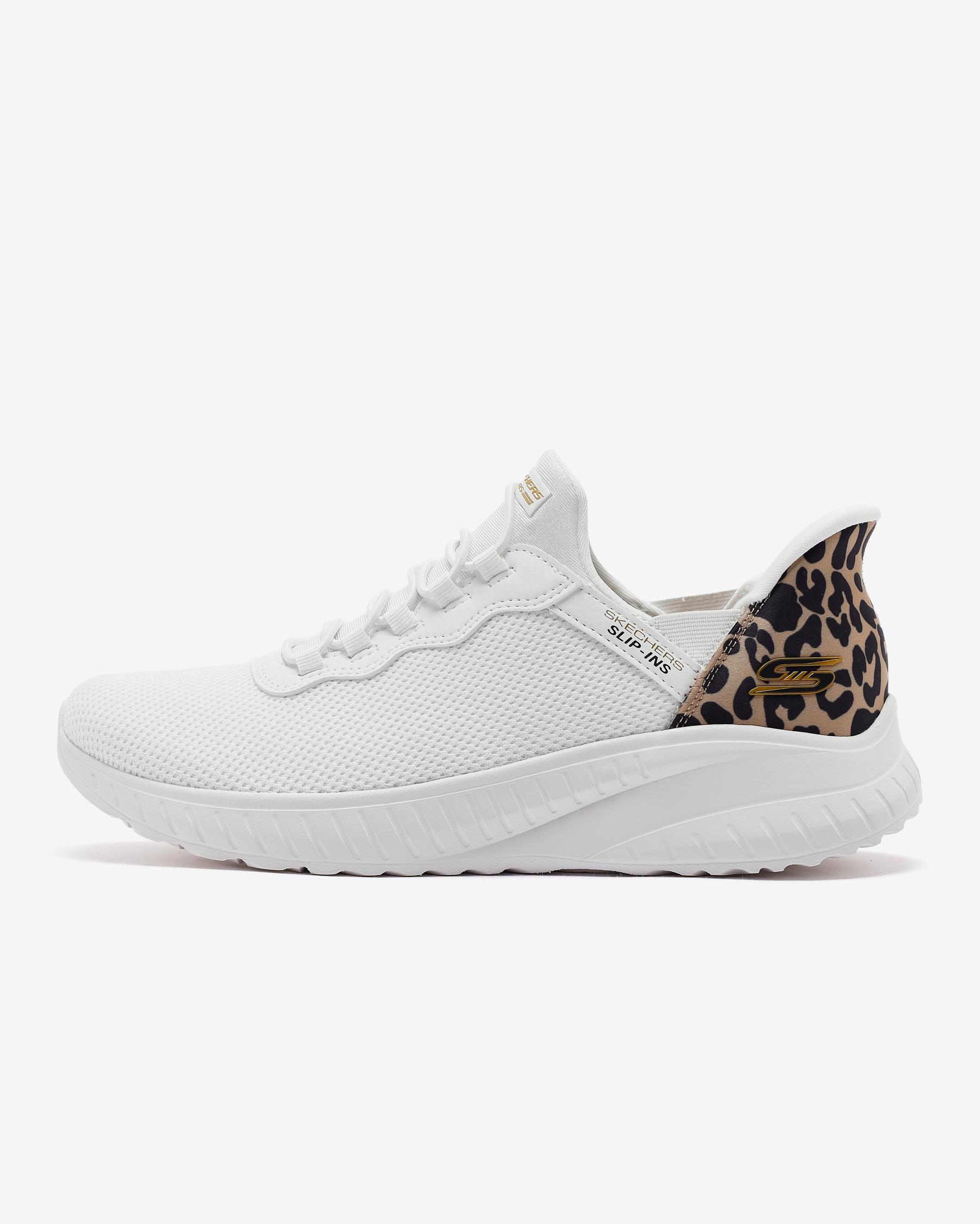 Skechers Bobs Squad Chaos - Seize The Hour 117499 WHT Kadın Beyaz Spor Ayakkabı