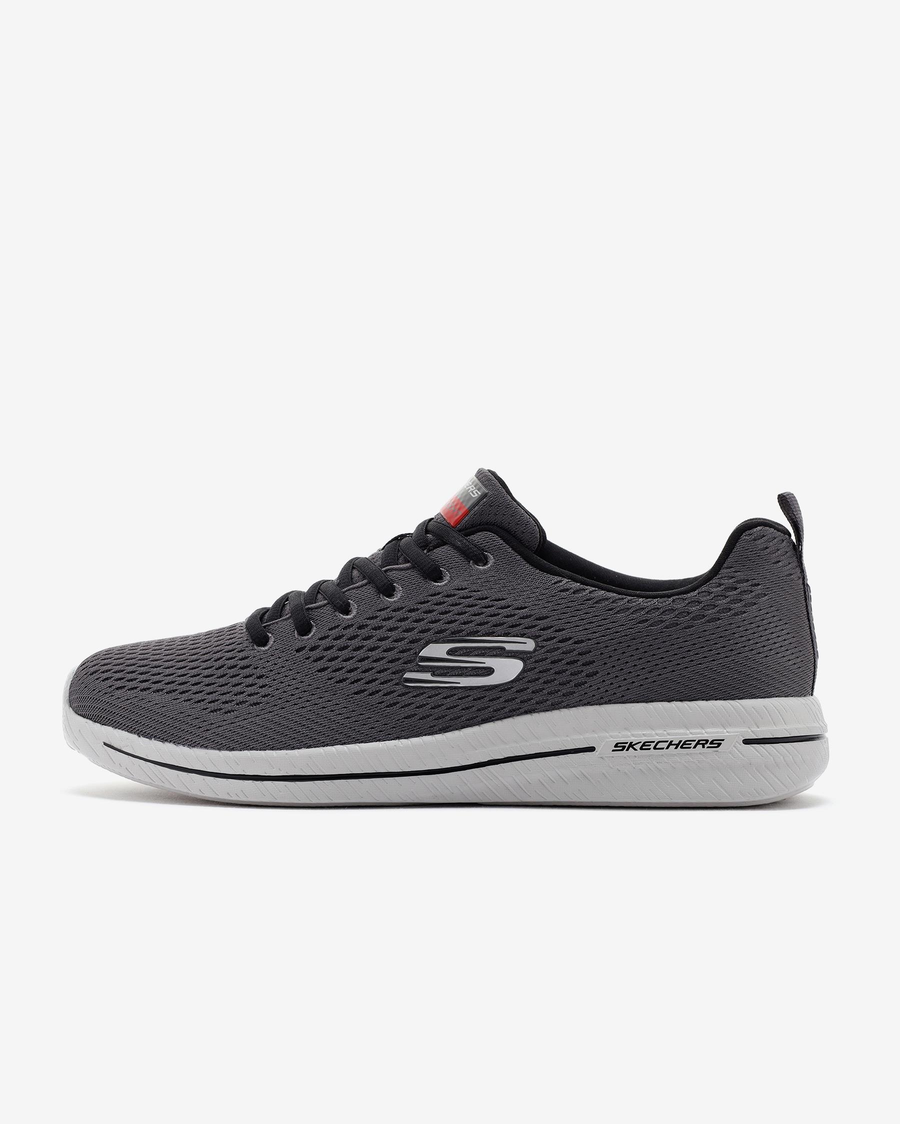 Skechers Burst 2.0 999739TK CHAR Erkek Gri Spor Ayakkabı
