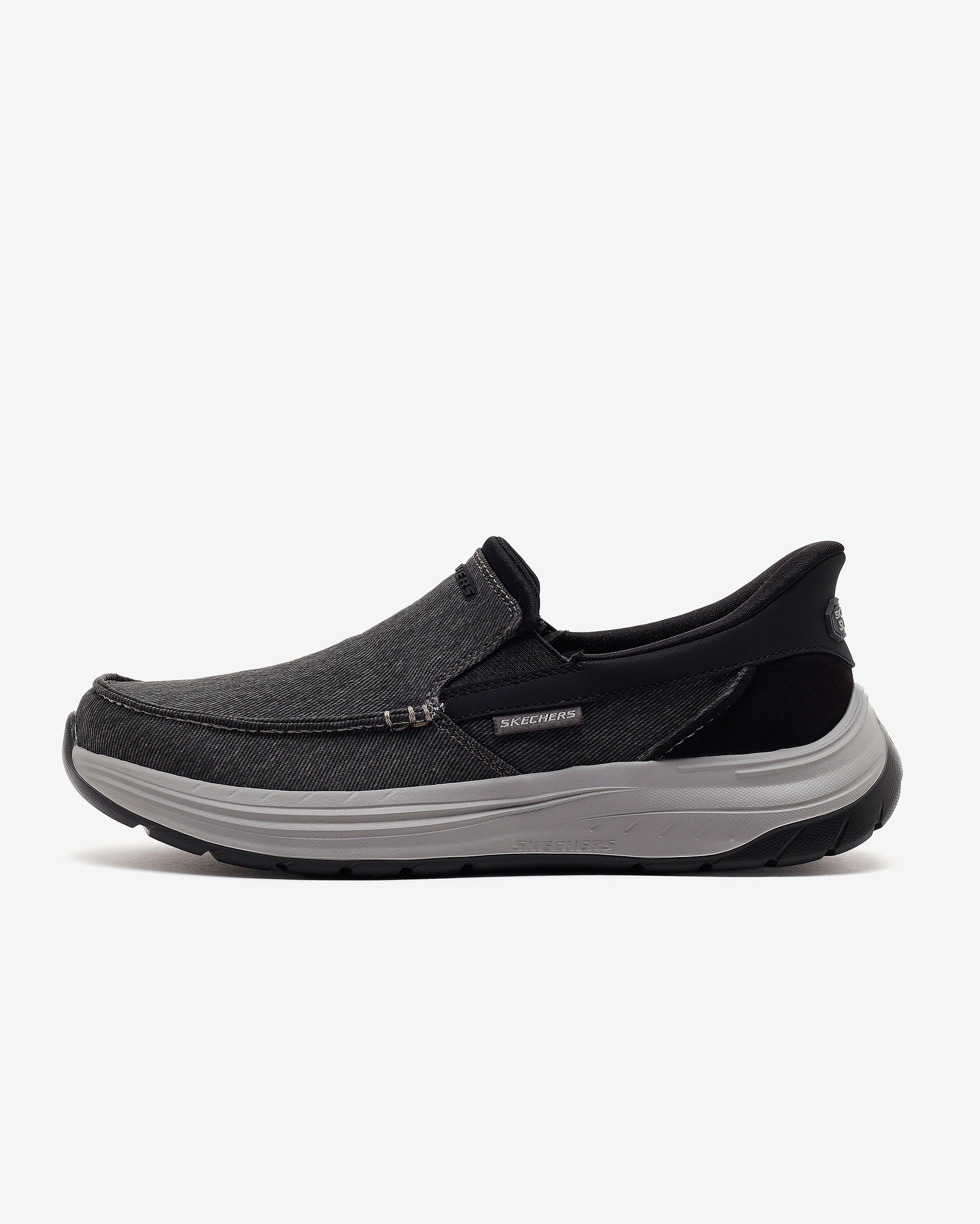 Skechers Decklan 205709 BLK Erkek Siyah Günlük Ayakkabı
