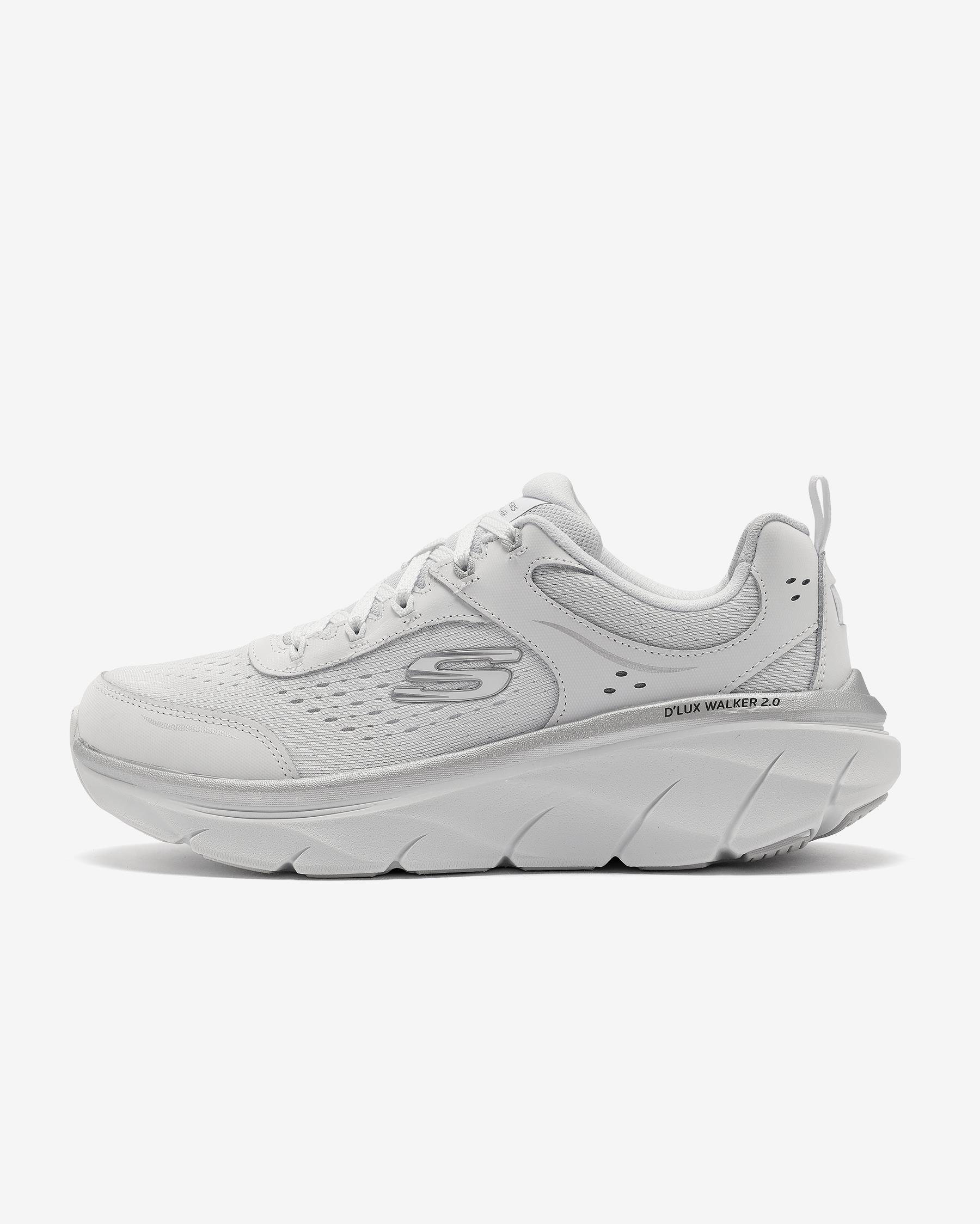 Skechers D'lux Walker 2.0 - Gradient Glam 150103 WSL Kadın Beyaz Spor Ayakkabı