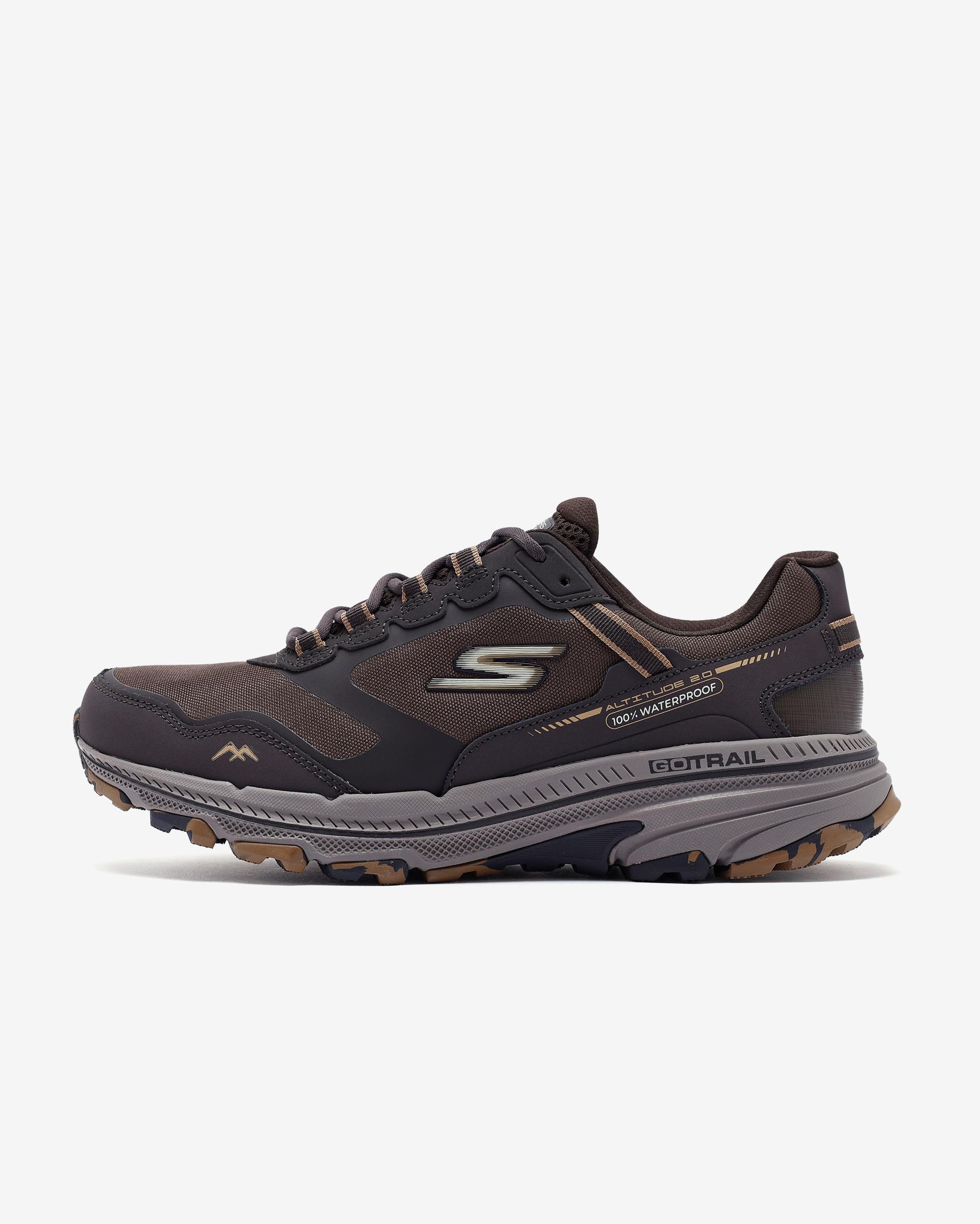Skechers Go Run Trail Altitude 2.0 - Pine Ridge 220757 BRN Erkek Kahverengi Outdoor Koşu Ayakkabısı