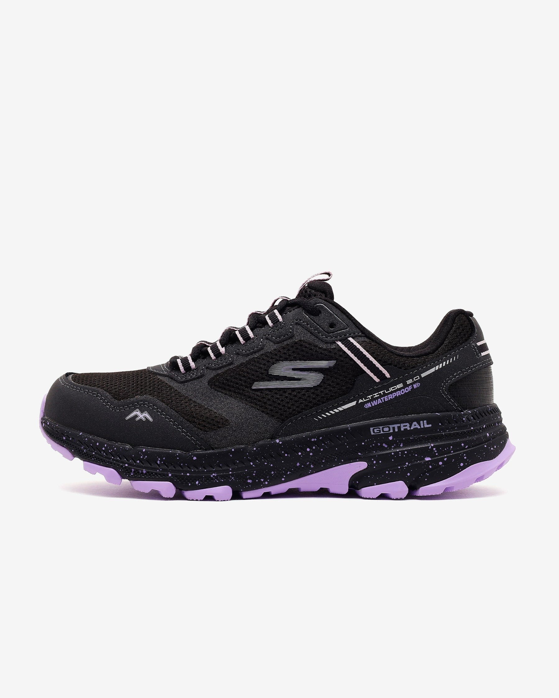 Skechers Go Run Trail Altitude 2.0 - Ravine 180451 BKLV Kadın Siyah Outdoor Ayakkabı
