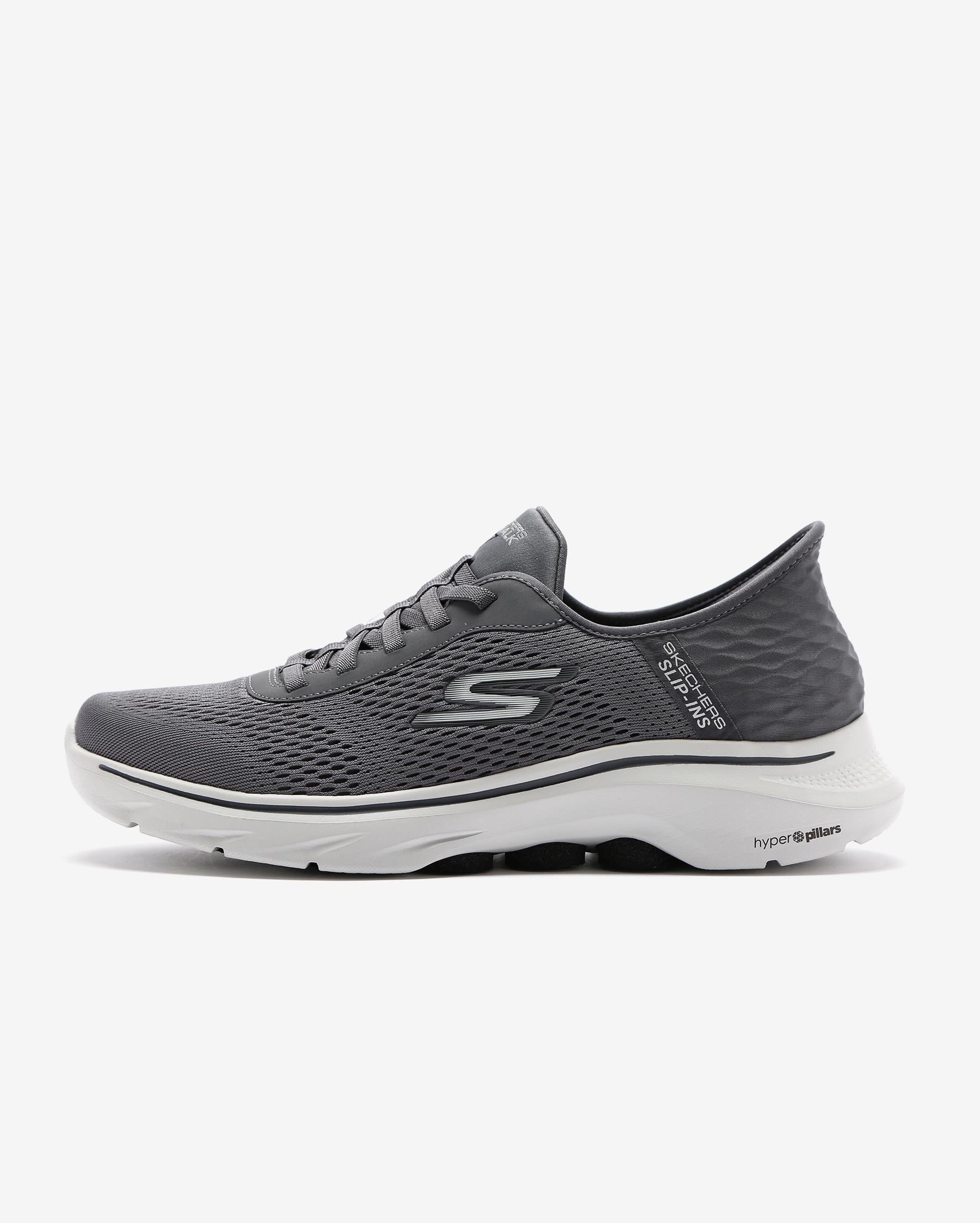 Skechers Go Walk 7 - Free Hand 2 216648 CCBK Erkek Gri Yürüyüş Ayakkabısı