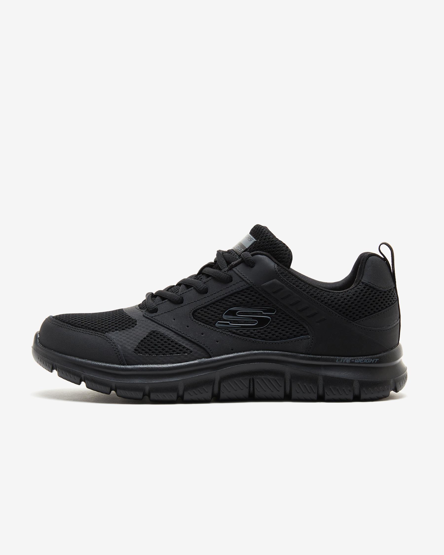 Skechers Track 232398TK BBK Erkek Siyah Spor Ayakkabı