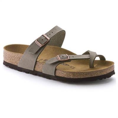 Birkenstock Mayari BF Stone Kadın Parmak Arası Taş Rengi Mantar Terlik