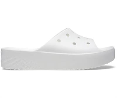Crocs Classic Platform Clog 208180-100 Kadın Beyaz Terlik