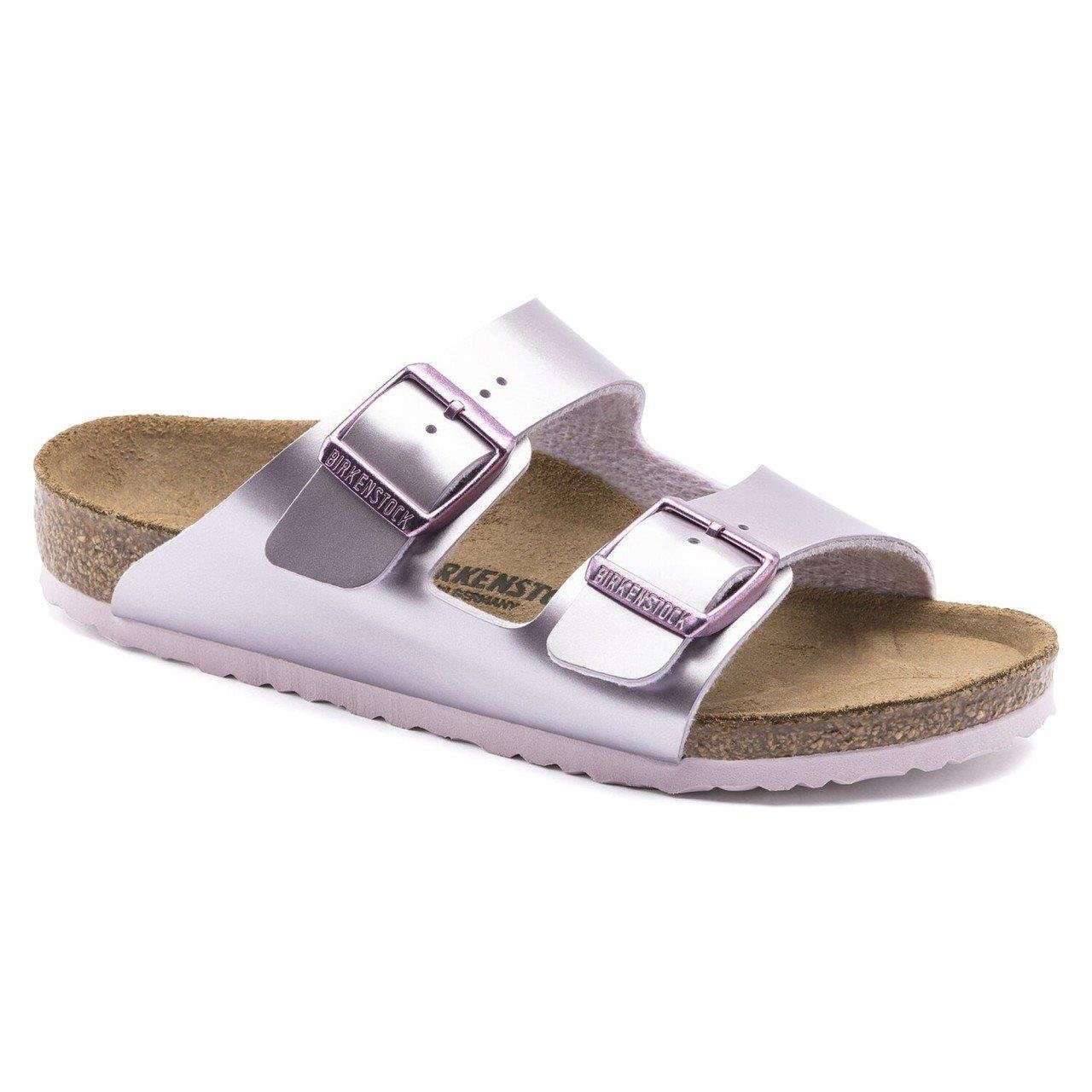 Birkenstock Arizona BF Electric Metallic Lilac Kadın Terlik