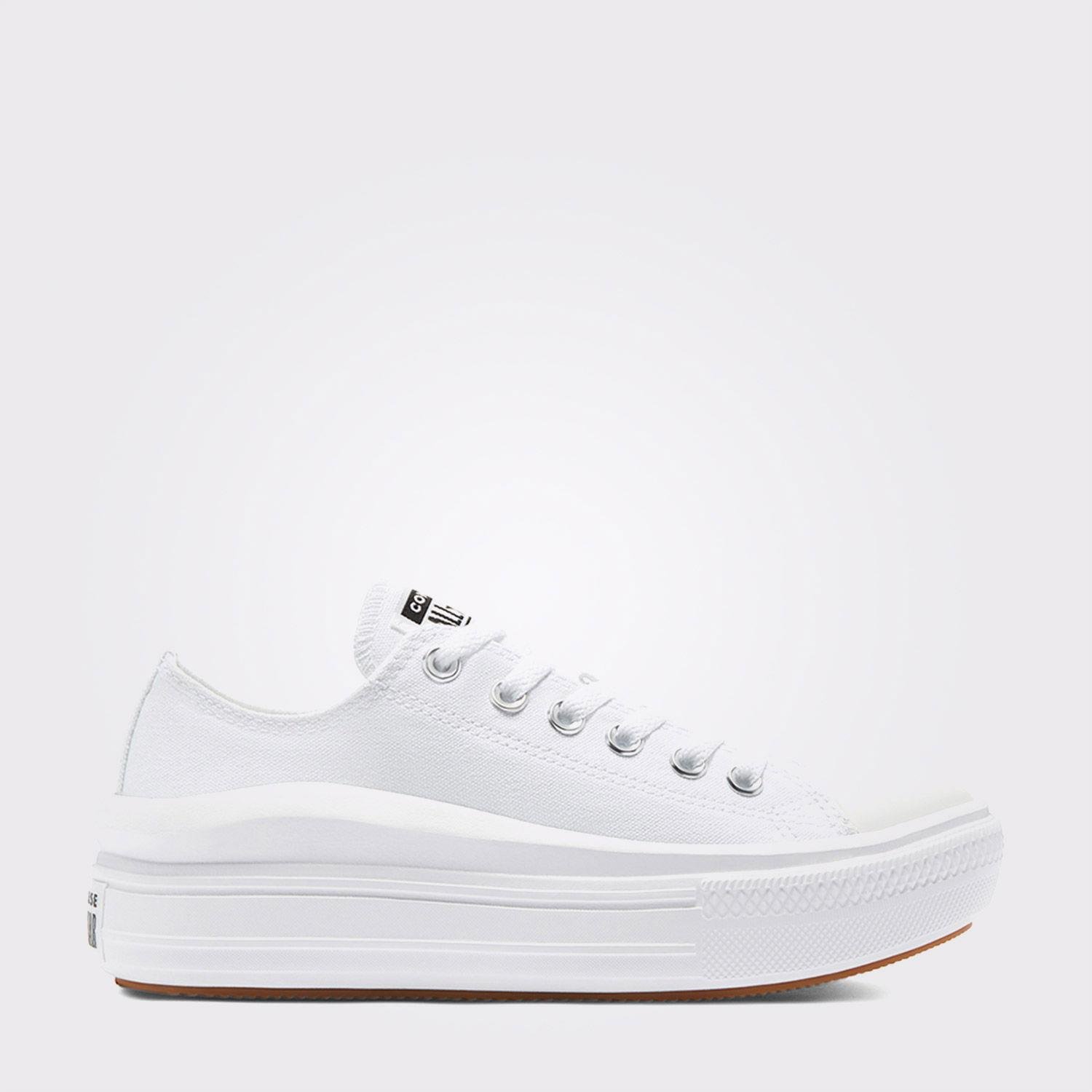 Converse Chuck Taylor All Star Move Unisex Beyaz Platform Sneaker